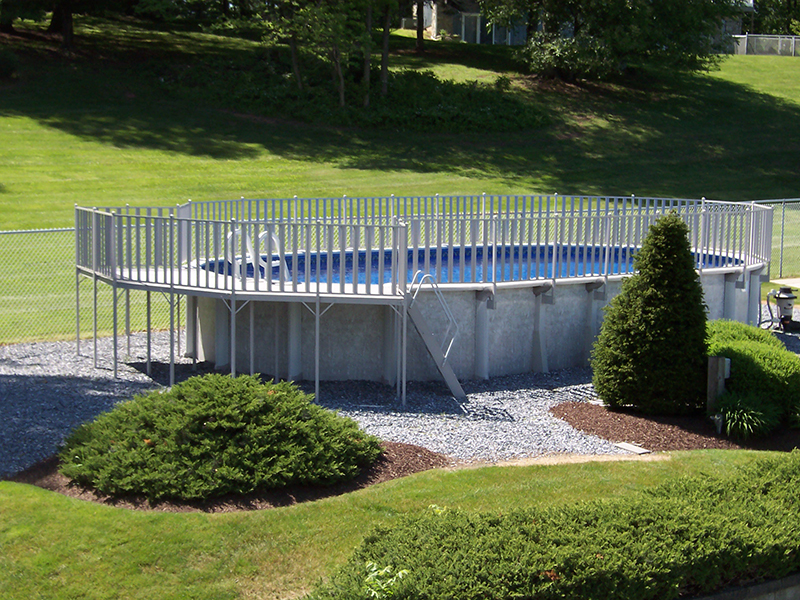 Above Ground Swimming Pool, Above Ground Pool Costs York Park