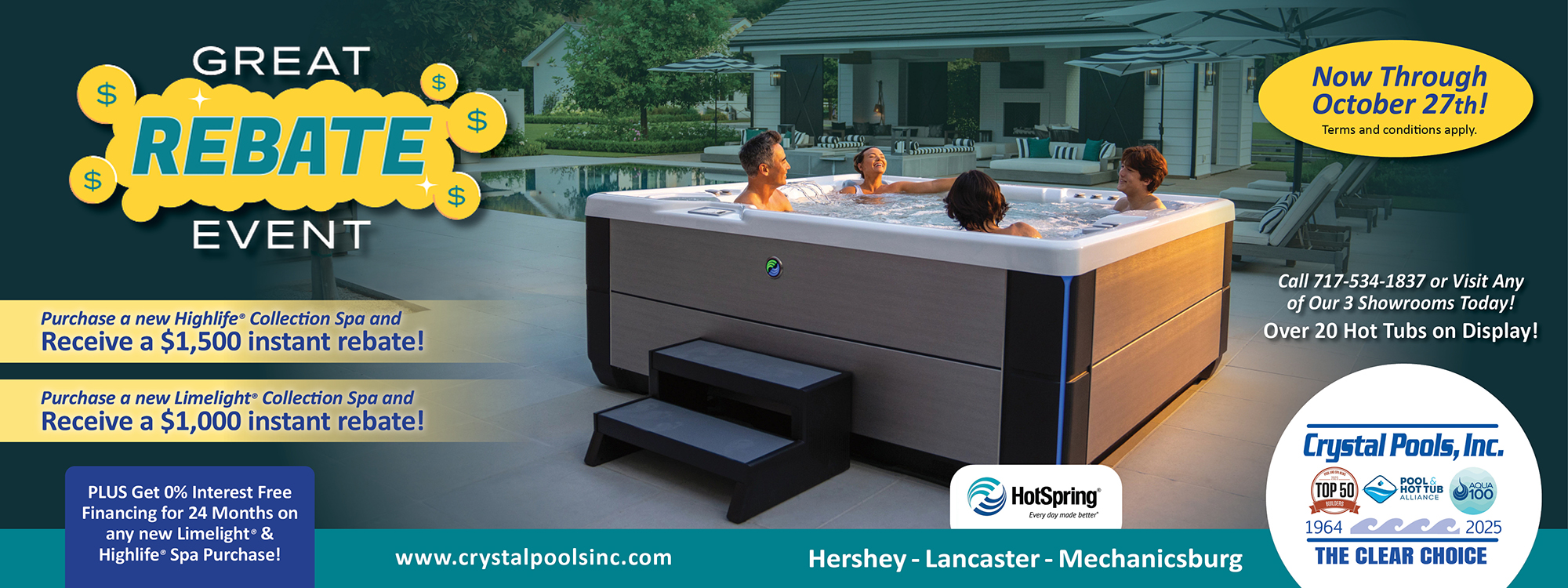Hot Tubs and Spas From Crystal Pools Image
