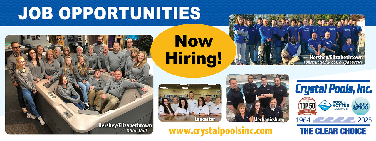 Crystal Pools Inc. Job Opportunities Image