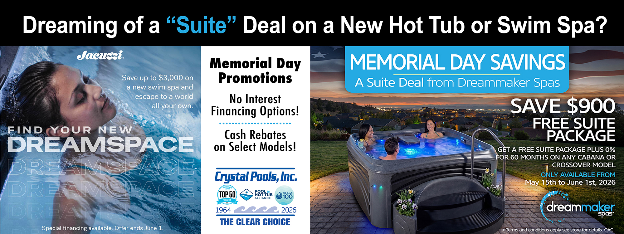 Hot Tubs and Spas From Crystal Pools Image